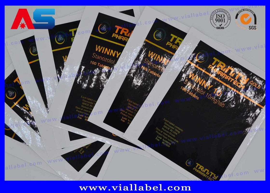 Laser Hologram Prescription CMYK Pill Bottle Label Sticker Cho chai / túi