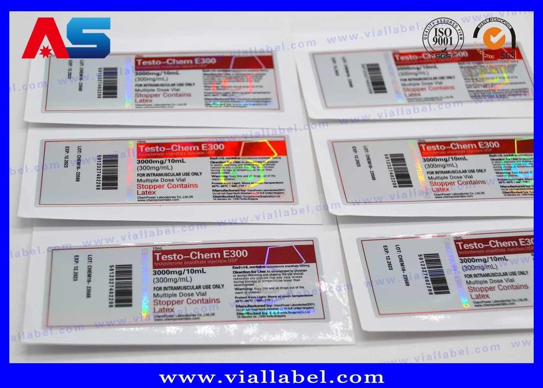 Kết thúc bóng Nhãn và hộp Propionate Peptide Chai