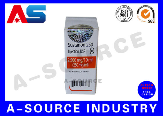 Tùy chỉnh ISO 9001 Pharma 10ml hộp vial để lưu trữ, in thường xuyên cho vial peptide