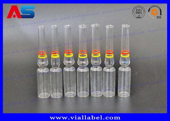 Ống tiêm thủy tinh màu trong suốt 1ml / 3ml / 5ml với vòng trang trí