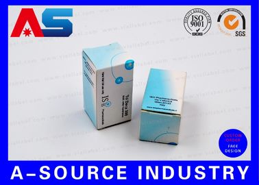 Acheter Peptide Vial Storage Box Matt Finish Anti - Fake Blue White Printing for bodybuilding packaging