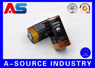 Màu bạc / vàng / màu kim loại Hộp lưu trữ nhỏ 10ml in nổi Chuyên nghiệp Màu sắc tùy chỉnh