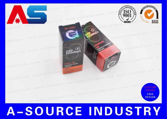 Nhãn bao bì dược phẩm có thương hiệu cho hộp in CMYK thiết kế chuyên nghiệp / lọ peptide