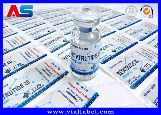 Peptides Nhãn nhãn chai nhỏ Holographic với chất kết dính chống nước và vĩnh viễn và mạnh mẽ