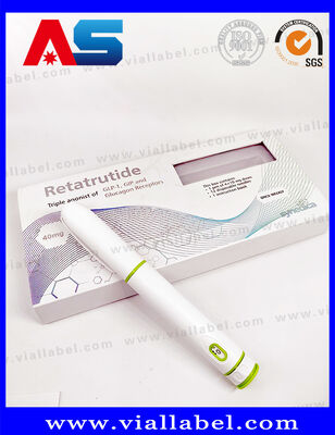 Synedica Green Pen Box Packaging Box ¢ Custom Peptide Injection Pen Case for Reta 40mg Peptide Injection Pen, Synedica Pen Injection