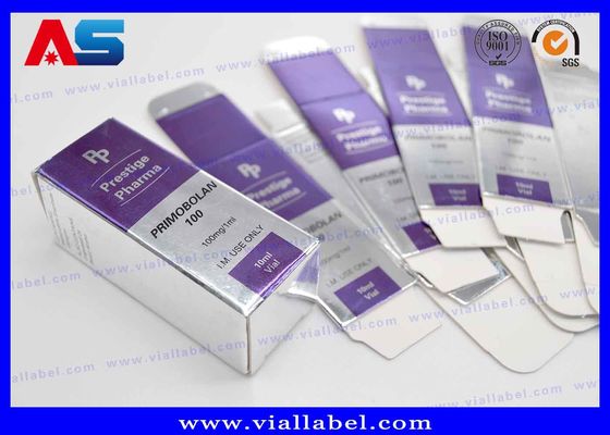 Khoa học Anabolic 10ml Vial Box / Peptide Medicine Packaging Box For Glass Vials hộp in tùy chỉnh